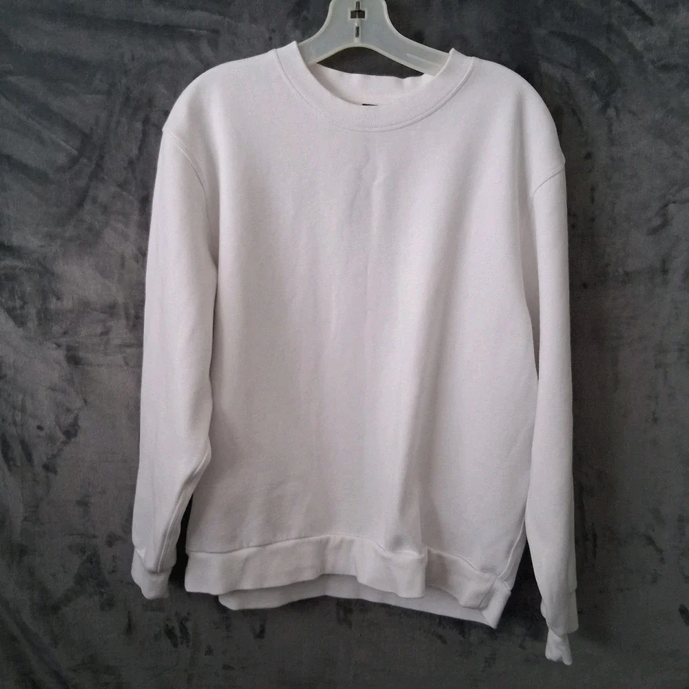 Lululemon Oversized Crewneck Sweatshirt Women Size Medium White Pullover